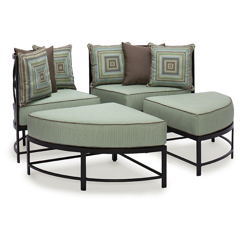 Outdoor Sectional Furniture on San Michelle Cast Aluminum Outdoor Sectional Seating Set 4 Pcs Ca 710
